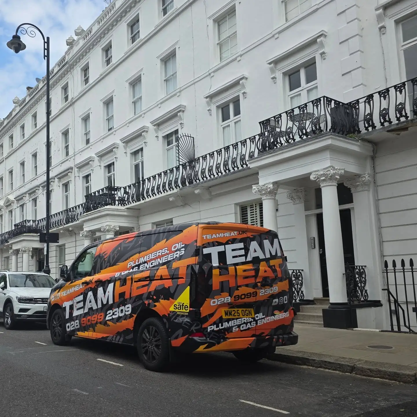 Team Heat van in Belfast