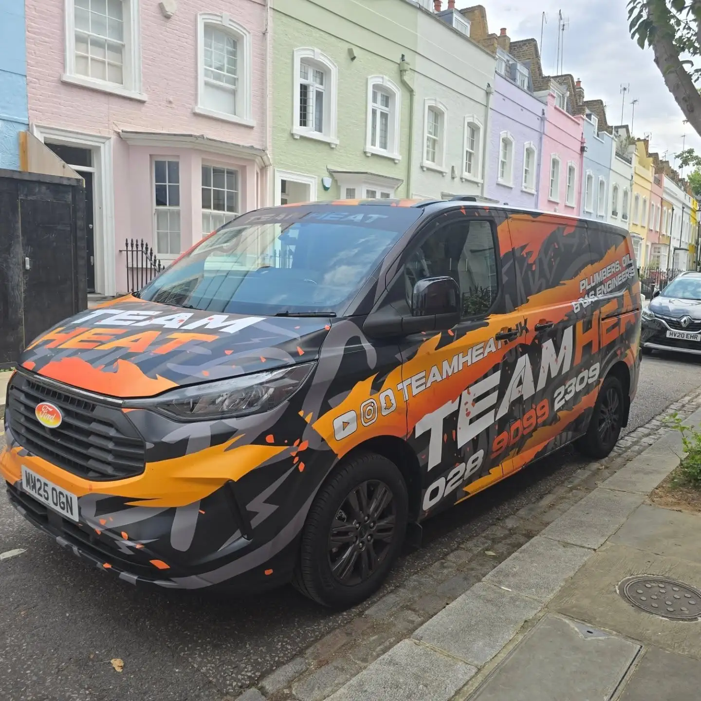 Team Heat working in Chelsea